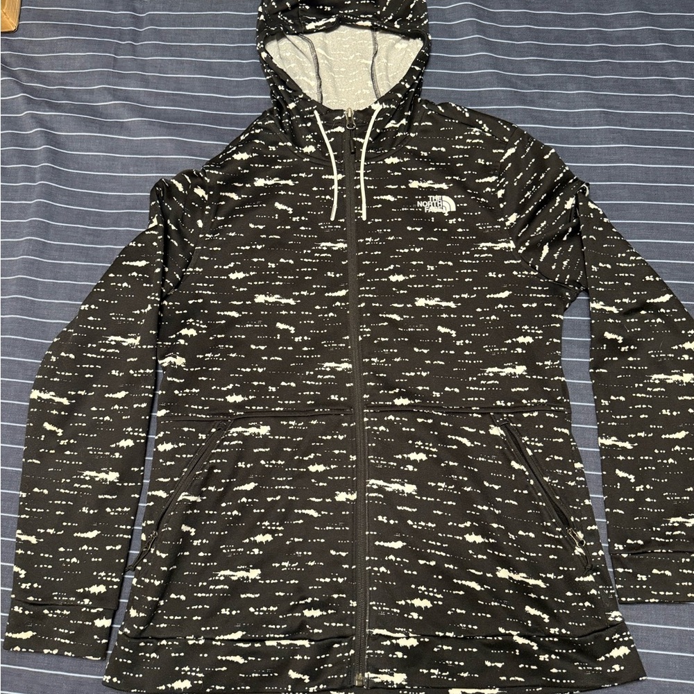 The North Face women’s Black and white Jacket